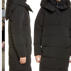 French Connection size Small long black puffer